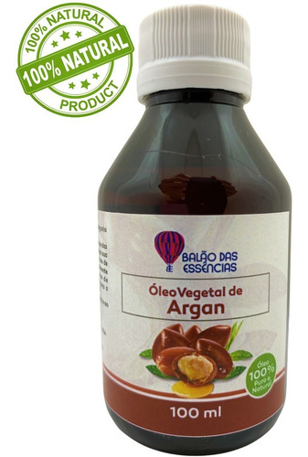  Óleo Vegetal De Argan 100% Puro - 100ml