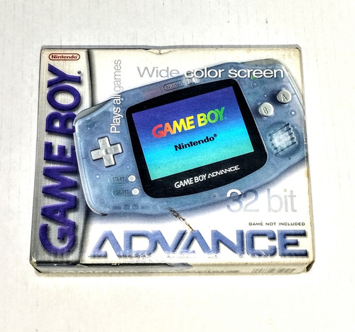 Nintendo Game Boy Advance En Su Caja, Detalles De Pantalla