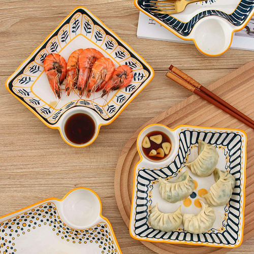 Plato Para Albóndigas Con Compartimentos De Estilo Japonés