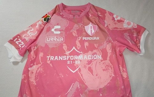 Atlas Jersey Rosa Quiñonez Liga Mx Cancer De Mama Pink