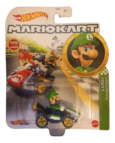 Luigi Mario Kart Hot Wheels