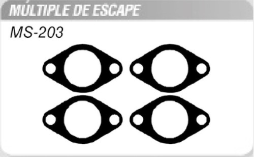 Empacadura Multiple Escape Ford Sierra Motor 171 2.8 3.0