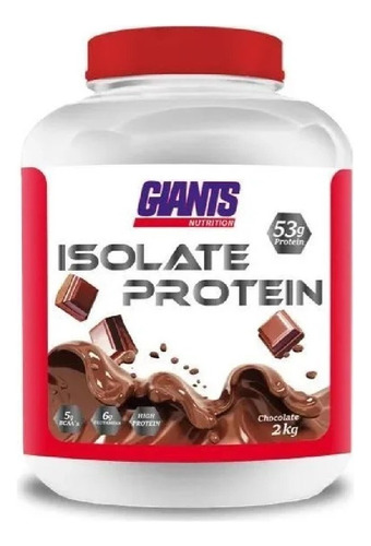 Isolate Protein 2kg Giants Nutrition 53g De Proteina - CHOCOLATE