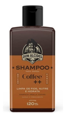 Shampoo Para Barba 120ml - Coffee - Don Alcides