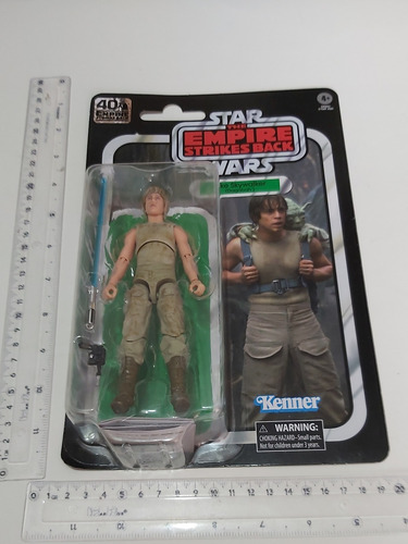 Luke Skywalker Dagobah 40 Aniversario Star Wars Hasbro (Usado)