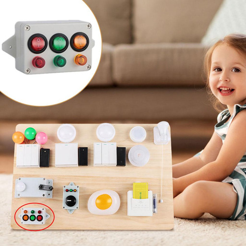 Accesorio De Tablero Ocupado, Aprendizaje Ligero Montessori