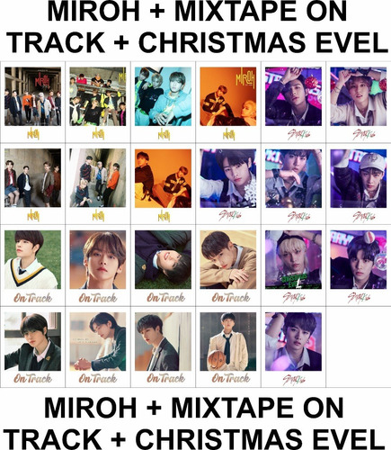 Juego 23 Polaroid Stray Kids Miroh Mixtape Christ Fotos Kpop