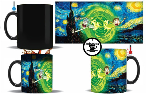 Taza Mágica La Noche Estrellada De Vincent Van Gogh