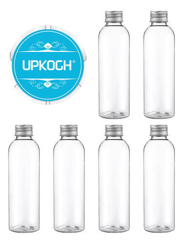 6 Botellas De Viaje Recargables, Botellas De Plástico Vacías