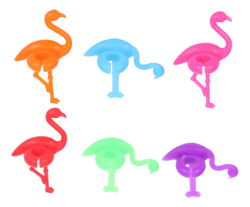 Marcadores De Vidrio De Silicona Flamingo, 6 Unidades