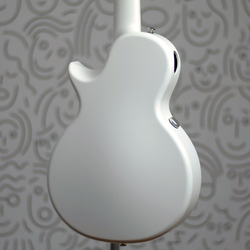 Violão Seizi Nova Go Smart Bluetooth Com Efeitos Cordas De Aço Eletroacústico Violão Inteligente E Bag White Satin