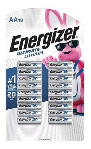 Energizer Ultimate Lithium Aa 1 Paquetes De 18