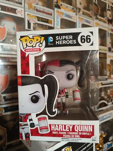 Funko Pop Harley Quinn # 66 Dc Comics Super Heroes (Usado)