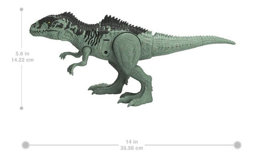 Boneco Dinossauro Com Som Giganotosaurus 30cm Jurassic World