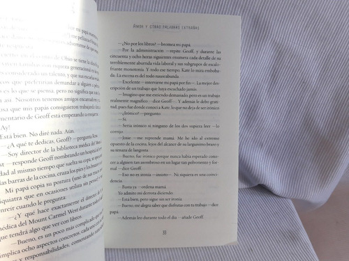 Imagen 5 de 5 de Amor Y Otras Palabras Extrañas Erin Mccahan Ed. Alfaguara