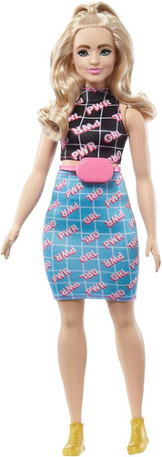 Barbie Fashionista Muñeca Look Girl Power Con Ropa