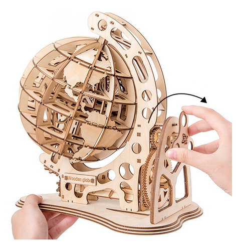 Juego De Rompecabezas 3d Con Forma De Globo Terráqueo De Mad