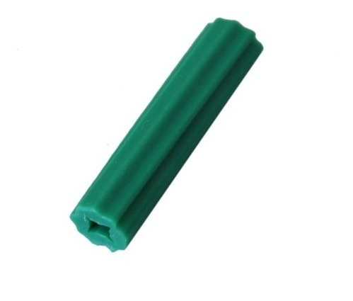 Ramplug Plástico Verde 1/4 Pulgada Pack 100 Unid  