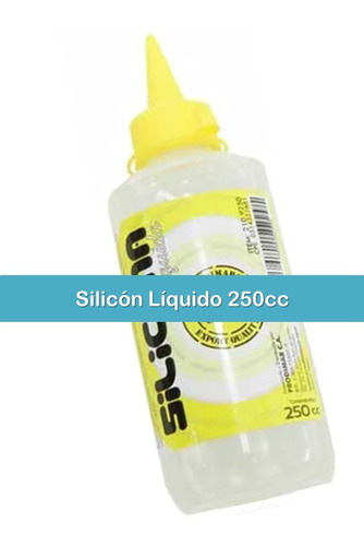 Silicón Liquido De 250cc, Pegamento Liquido