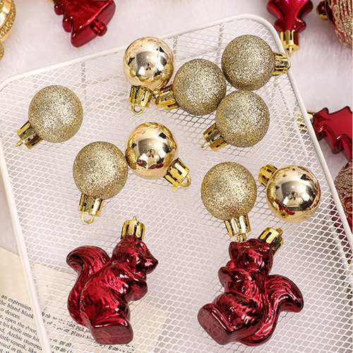 Set De Bolas Navideñas De Felpa Con Forma De X, Regalo 4003