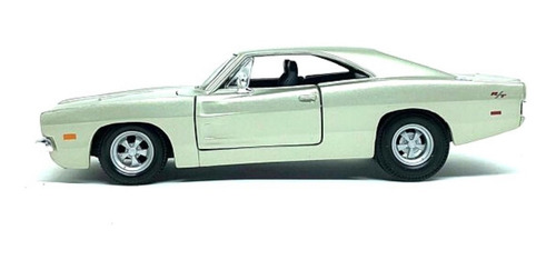 Coche miniatura Dodge Charger r/T 1969 1/25 Silver Maisto 312