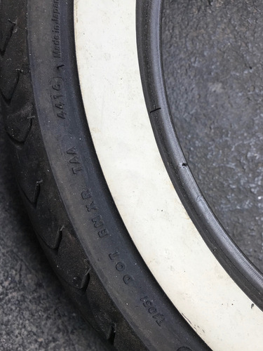 Pneu Moto Bridgestone Exedra 130/90-16 Faixa Branca Ml147 (Usado)