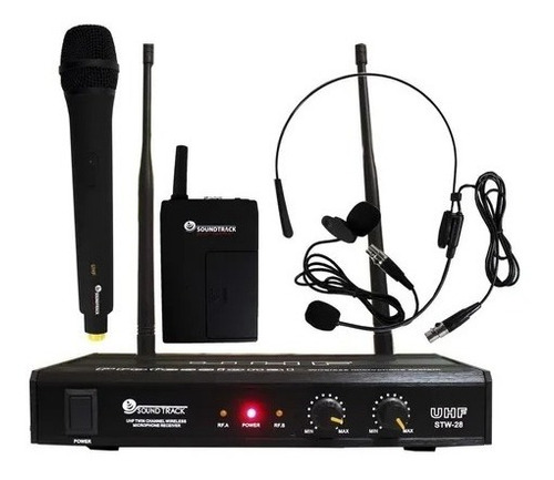 Microfonos Mano Diadema Solapa Uhf Soundtrack Stw-28hul