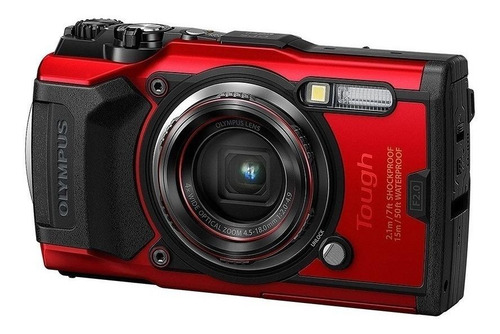 Olympus TG-6 compacta avanzada color rojo