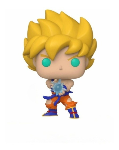 Imagen 2 de 3 de Figura de acción Super Saiyan Goku With Kamehameha/Glows in the Dark de Funko Pop! Animation