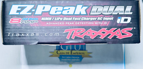 Cargador Traxxas Ez-peak Dual 100 Watts 8 Amp Con Id Battery