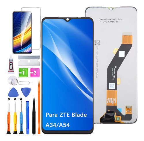 Jzahin Pantalla Para Zte Blade A34 A54 Display