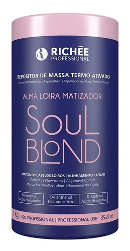 Richée Nano Btx Soul Blond - Repositor De Massa 1 Kg