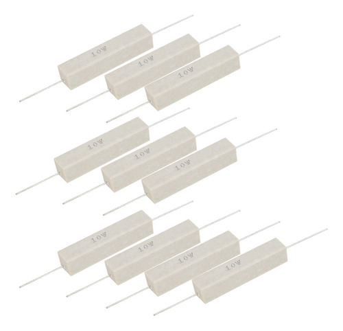 Resistencia De Potencia De Resistencia De Cemento 10pcs Rend