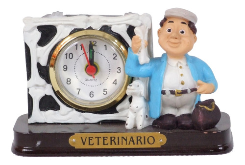 Miniatura Vet. Profissional 8 Cm Resina+madeira