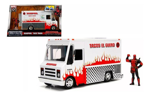 Deadpool Taco Truck Jada Color Blanco