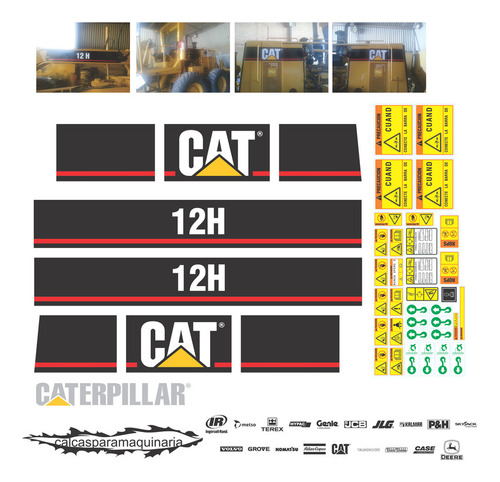 Kit De Calcas De Restauración Para Cat 12 H Apm