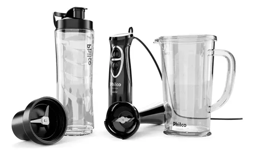 Mixer blender Philco Pmx40a Lâminas De Inox Preto 220v