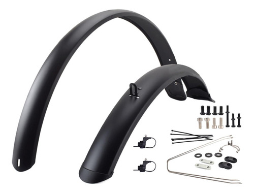 Guardabarros Para Bicicleta, Juego De 26 Pulgadas Mate