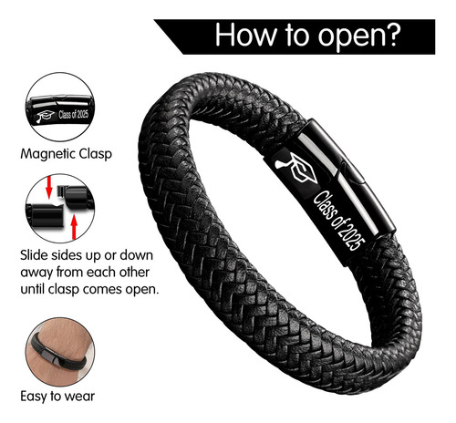 Regalos De Graduación De Btysun Para Un Brazalete De Cuero