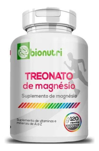 Suplemento em Cápsulas Magnesio 500mg 120cps Bionutri