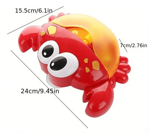 Crab Shaped Bubble Bath Toy