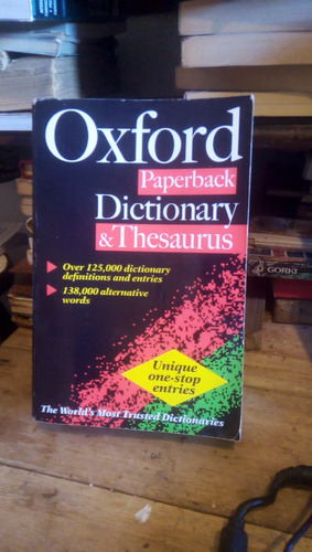 Oxford Paperback Dictionary E Thesaurus