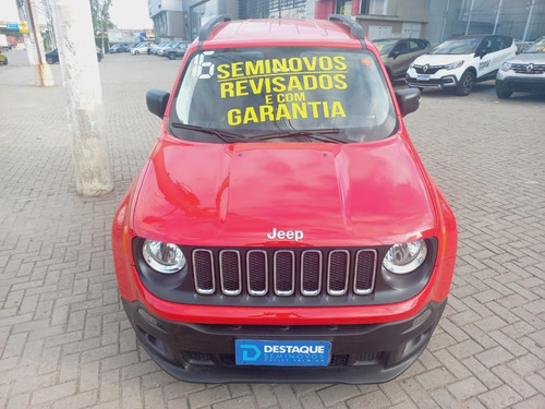Imagem 12 de 14 de Renegade Sport 1.8 Automático 2016 Vermelho