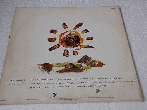 Lp Eric Clapton Behind The Sun / Rock- Blues (b1) (Usado)