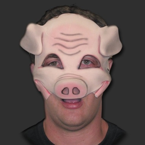 Máscara animal Pig Smile - Teatro Fantasia