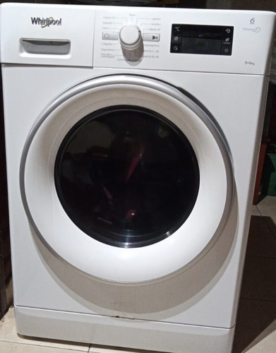Lavasecarropas Whirlpool Wcf09by 9kg Inverter Funciona Todo Blanco (Usado)