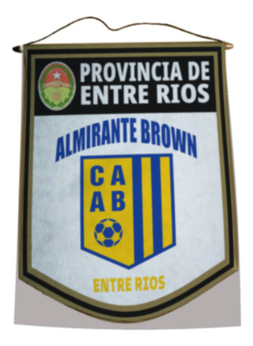 Banderin 40cm Gold Almirante Brown Gualeguaychu Almirante Brown Gualeguaychu Almirante Brown Gualeguaychu