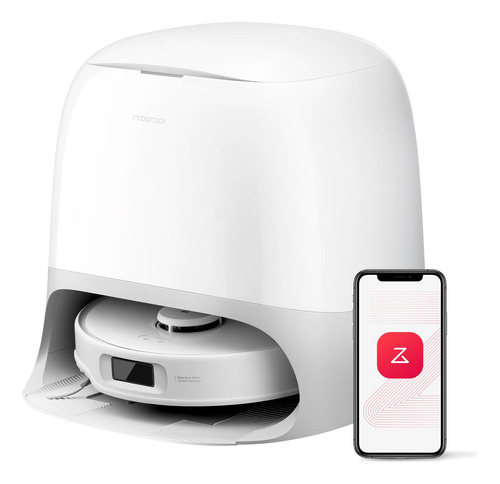 Roborock Qrevo Curv S5x Robot Aspirador Y Trapeador Con Su
