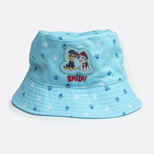 Gorro Bucket Niño Chase Y Marshall Celeste Paw Patrol