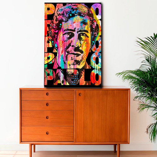 Cuadro Decorativo Moderno Pablo Escobar Retrato Artistico. 